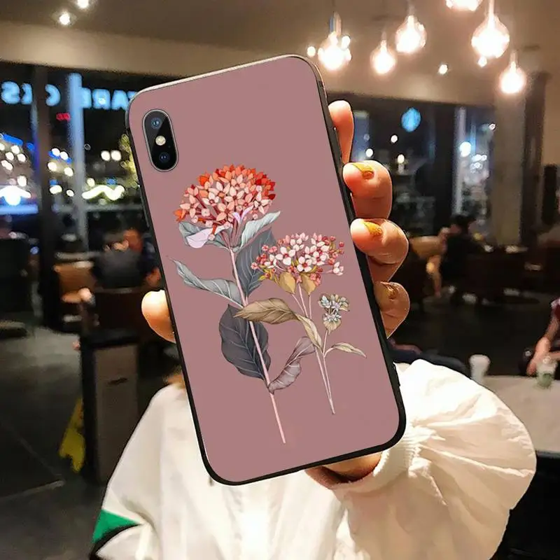 

Aesthetic Flower Art high quality Phone Case for iPhone 11 12 pro XS MAX 8 7 6 6S Plus X 5S SE 2020 XR