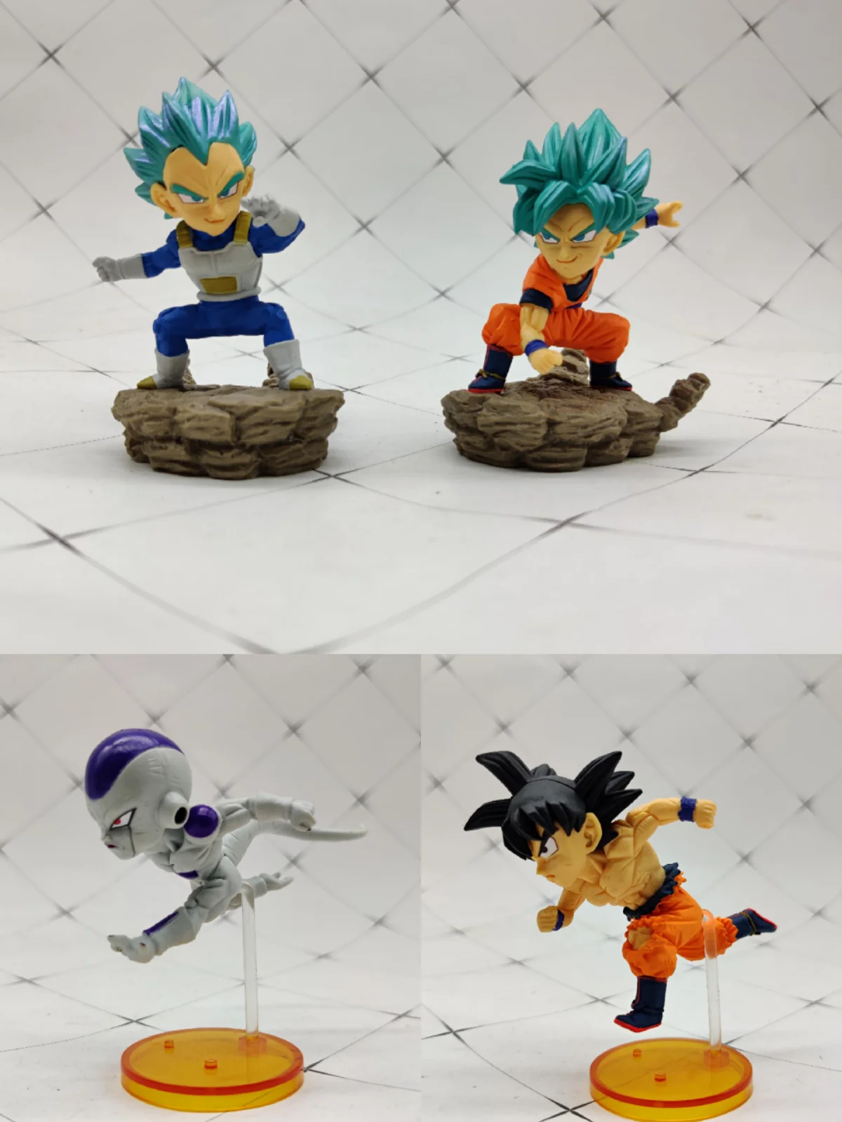 

Bandai Super Dragon Ball Action Figure Genuine Frieza Son Goku Vegetajv Torankusu Rare Model Ornaments