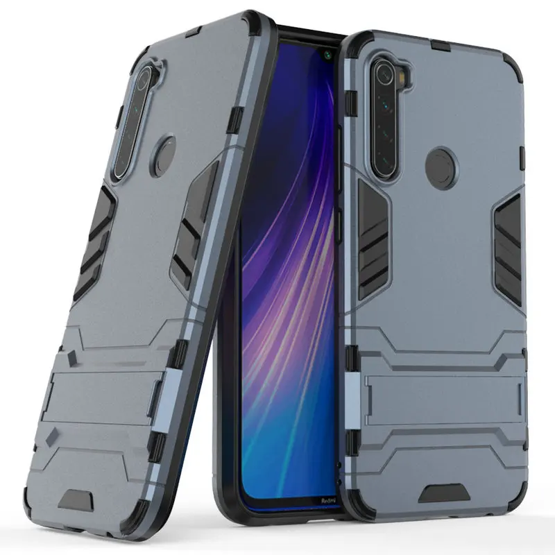 3D комбинированный армированный чехол для Xiaomi Redmi Note 8 Pro 64G 128G противоударный