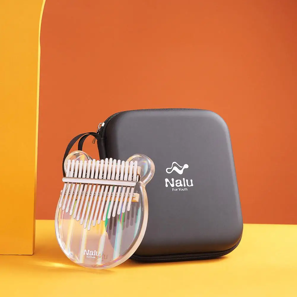 17 клавиш акриловое пианино Kalimba легкое прозрачное для большого пальца Mbira Sanza с