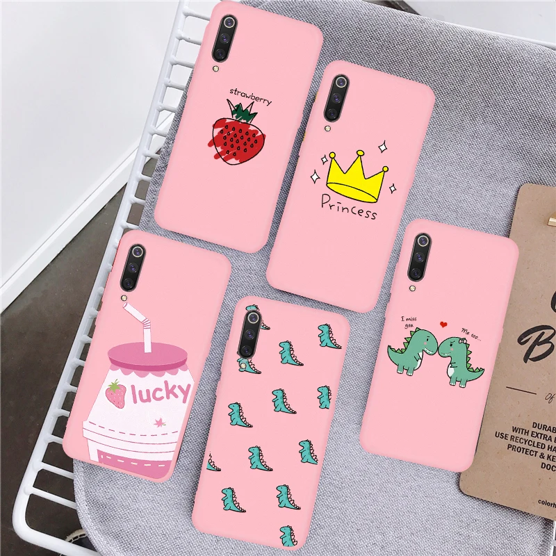 Милые Мультяшные чехлы с динозаврами для Redmi Note 5 6 7 Pro K20 6A 7A задняя крышка телефона