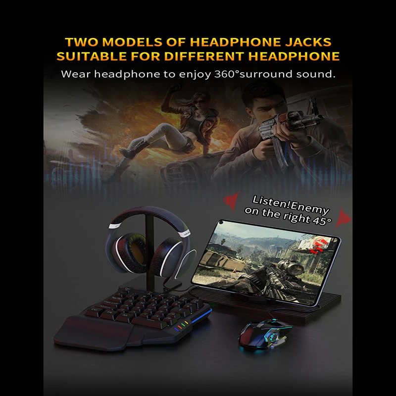 Адаптер конвертер Rezar2 для проводной клавиатуры и мыши с поддержкой Bluetooth USB