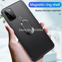 For UMIDIGI Pro 2021 32 48MP 6 3 inch Case Metal Ring Holder Magnetic Silicone Phone Case UMIDIGI Pro