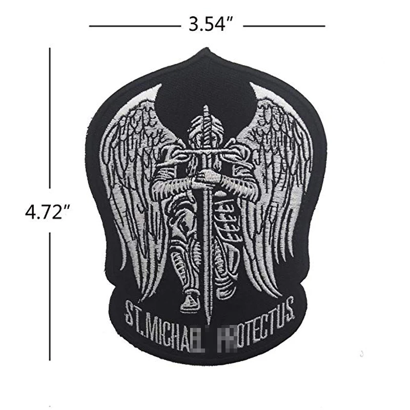Военные нашивки Saint Michael защищают нас вышитые Угловые повязки Значки для одежды