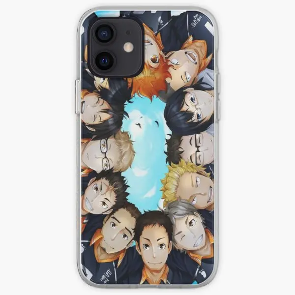 

Чехол для телефона Haikyuu с изображением персонажей круга для iPhone 11, 12, 13 Pro Max, Mini 5, 5S SE, 6, 6S, 7, 8 Plus, X, XS, XR Max, мягкий чехол из ТПУ с изображением фотографий