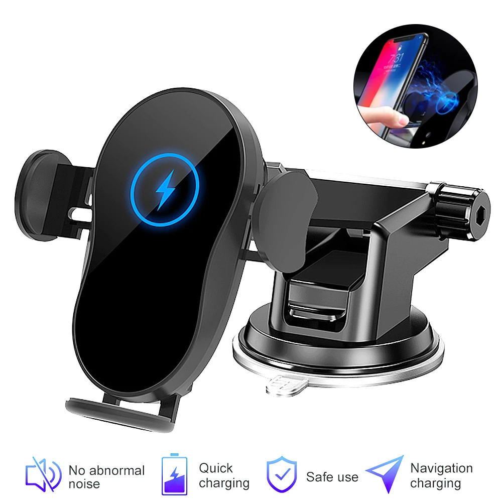 Беспроводное зарядное устройство для автомобиля беспроводное 15 Вт быстрая