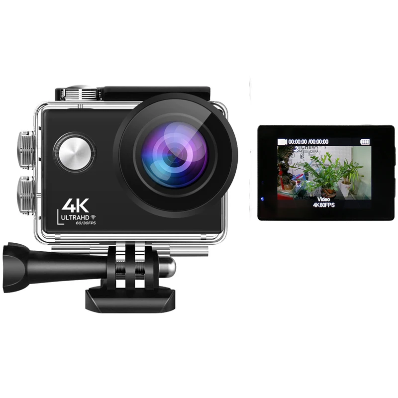 Скидка Спортивная экшн-камера 24 МП, Wi-Fi, Ultra HD, 4K, 60 кадров/с, 2,0 дюйма, 4K