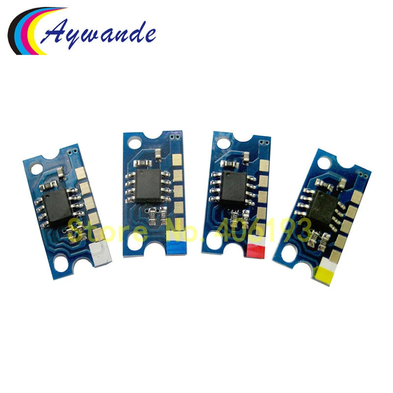 4 x чип сброса тонера для Konica Minolta bizhub C25 C 25 картриджа TNP27 раньше 27|cartridge chip|reset chiptoner