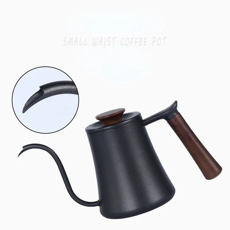 

Small Slow-shake Household Hand-made Coffee Pot, Thin-necked Pot, Household Coffee Utensils, Hanging Ears, Long-mouth Kettle