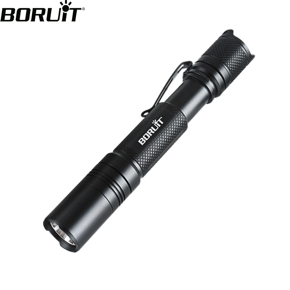 

BORUiT BC25 XPL LED Mini Medical Flashlight IPX8 Waterproof Torch with Memory Function Lantern Camping Light Use AA Battery
