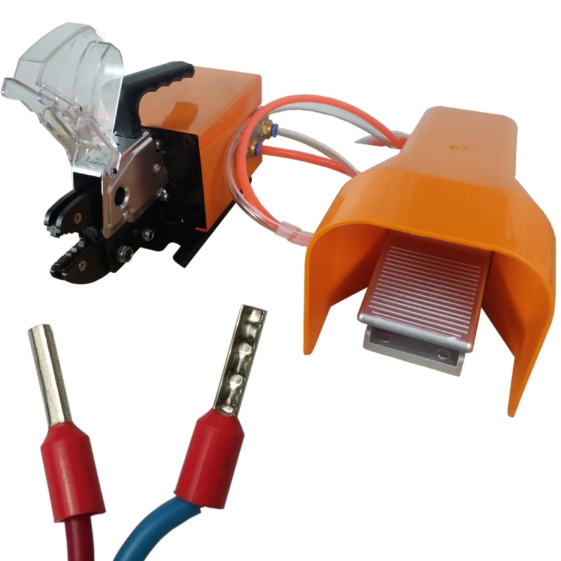 Бесплатная доставка пневматические обжимные инструменты для видов клемм ОБЖИМНАЯ машина с 4 наборами