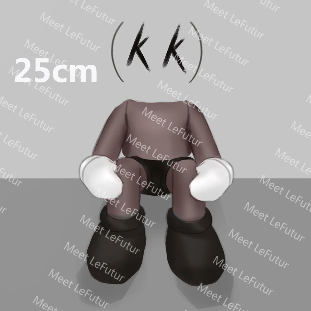 

For Kaw 25cm Sit Down Prototype Bearbricklys Figures PVC Dolls Collectible Models Toys For Kaw 25cm Sit Down Prototype