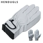HENDUGLS 5 шт. бренд горячая распродажа износостойкие рабочие перчатки ультратонкие из микрофибры кожаные защитные перчатки оптовая продажа Бесплатная доставка 320