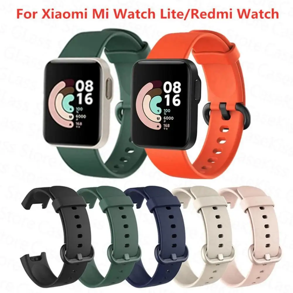 

Силиконовый ремешок для Xiaomi Mi Watch Lite глобальная версия, сменный спортивный браслет для умных часов, ремешок для часов Redmi