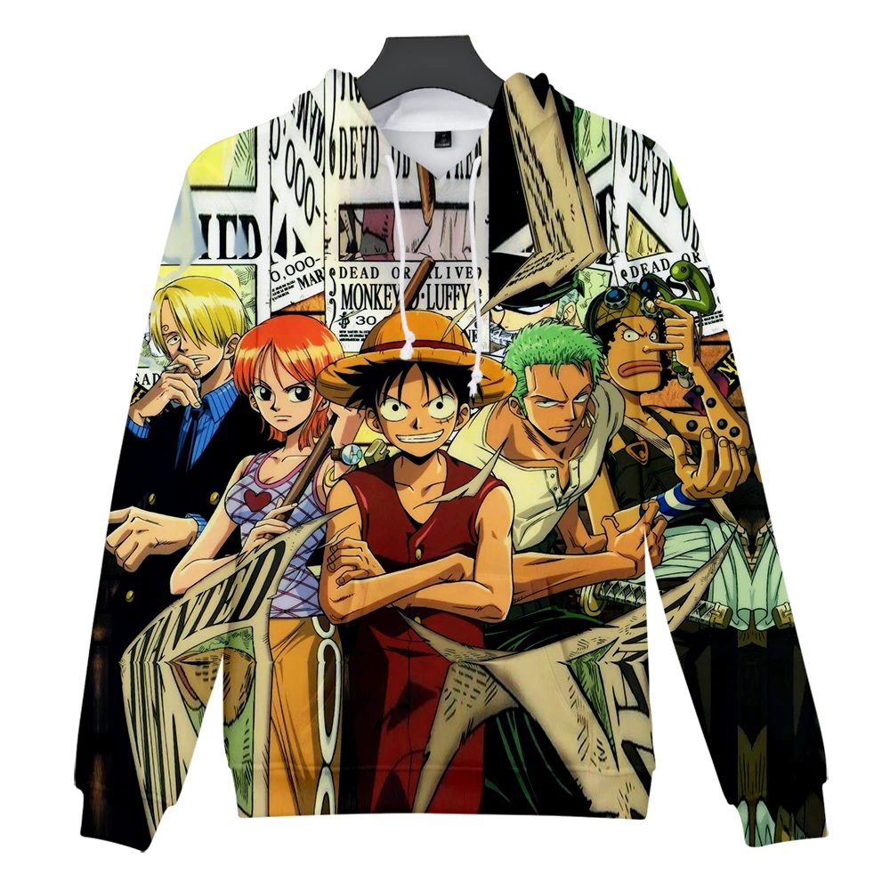 

Толстовки с 3D-принтом японского аниме для мальчиков, мужские и женские толстовки на весну/осень, Модные Повседневные пуловеры в стиле Харад...