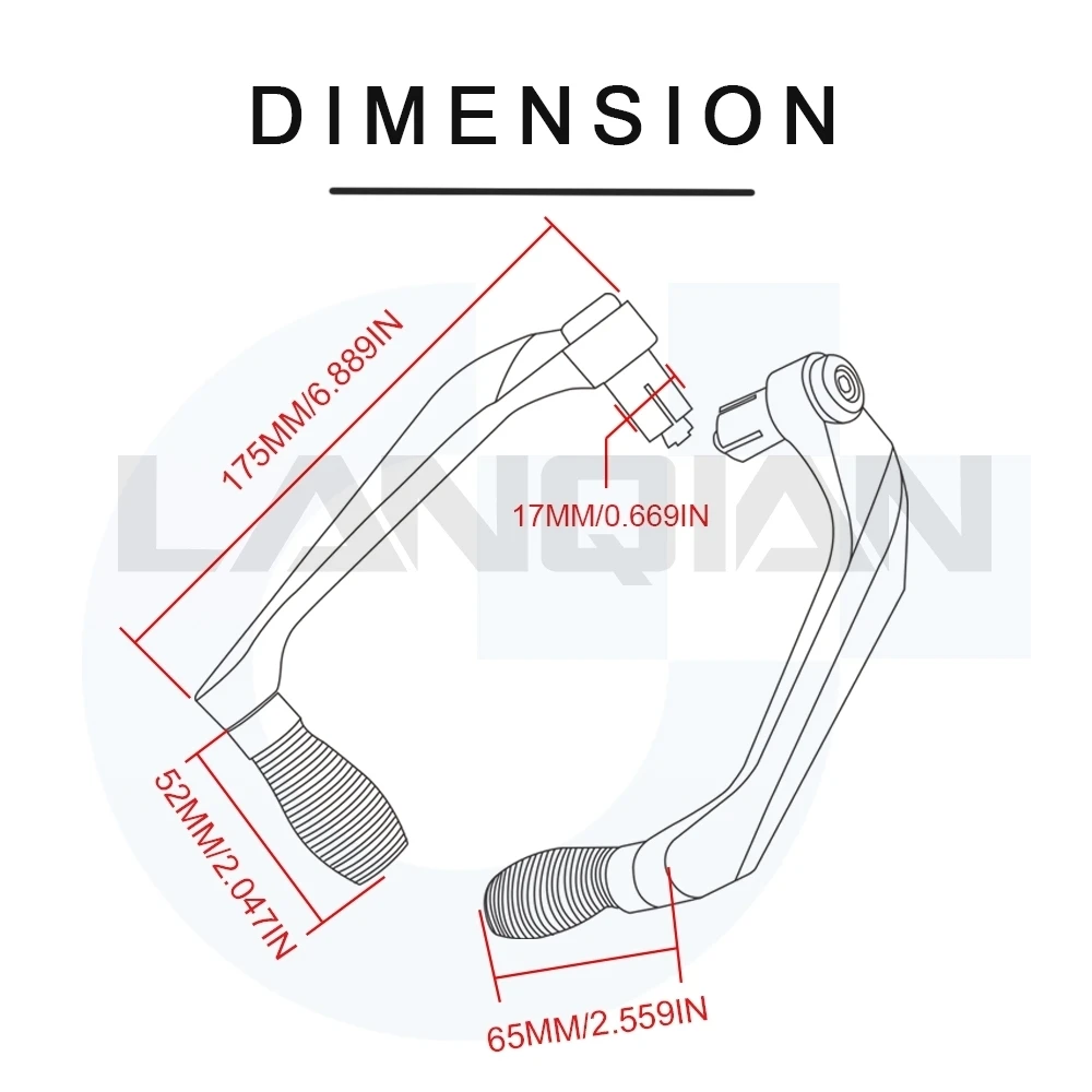 Ручки для мотоцикла Yamaha YZF R3 защитные рычаги тормоза сцепления защита YZFR3 2015 2016 2017