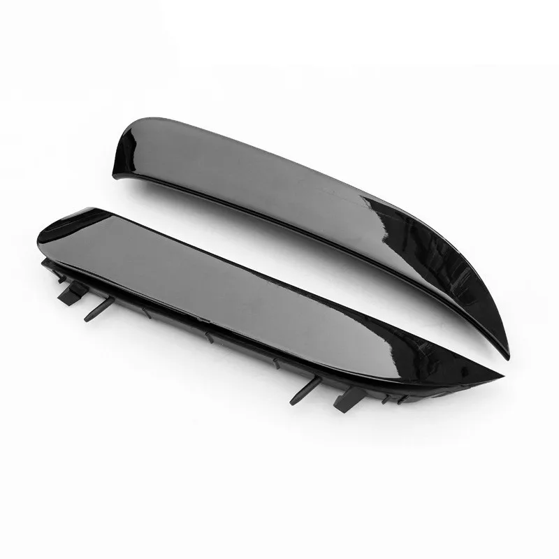 Beli Modifikasi ABS Bumper Belakang PP Cerah Hitam Angin Pisau 2-Piece Set, Cocok Untuk Mercedes-Benz Cla-class W117 Sport 2017-2019