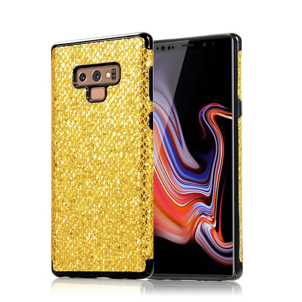 Protective case on for Samsung galaxy note 9 back cover bling glitter samsng sam samsum galaxie note9 luxury bumper n9 cases fit |
