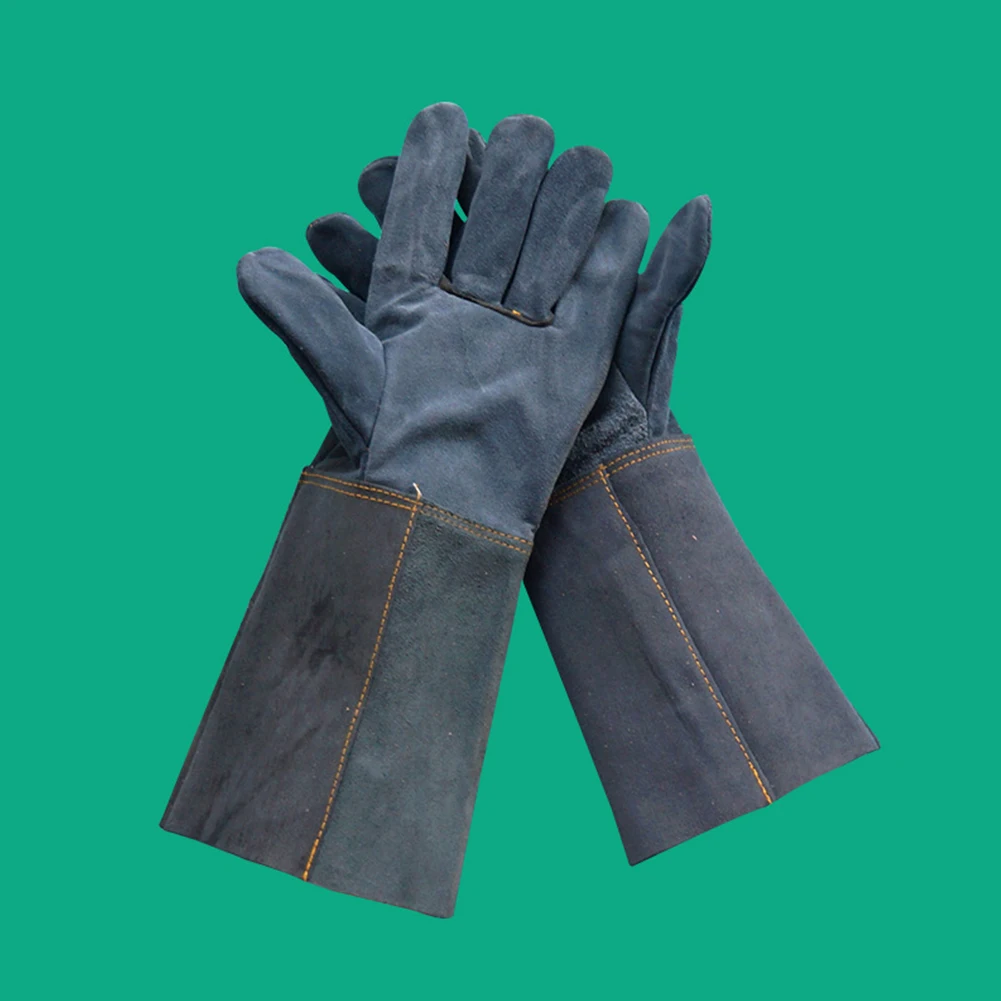 Перчатки рабочие кожаные для барбекю защитные перчатки рабочего сада защита от