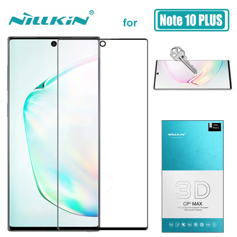 Защитное стекло Nillkin 3D CP + Max закаленное с полным покрытием для Samsung Galaxy Note 10 Plus