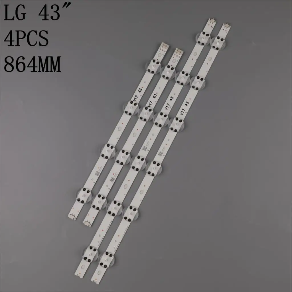 Светодиодный Подсветка полосы 10 лампы для LG SUNG снасти WEI55V0 E74739 94V 0 43 &quotV17 art3 2867 ТВ