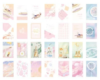 

52mmx80mm time world paper lomo card(1pack=28pieces)