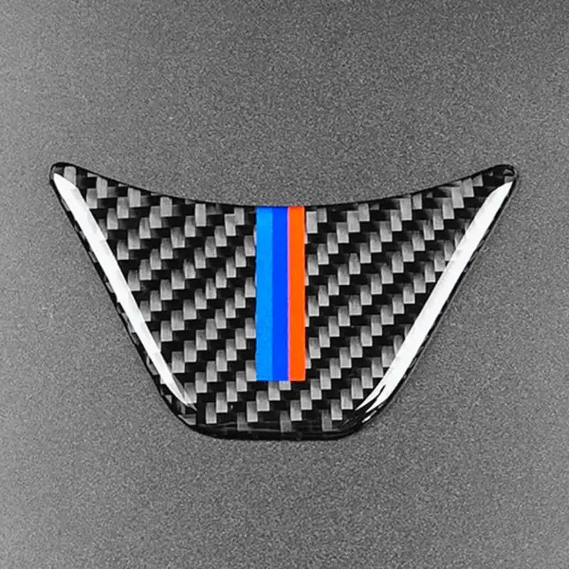 

Auto Styling Stickers Accessories Car Interior Steering Wheel Emblem Sticker Carbon Fiber For BMW 2 Series F45 F46 X1 F48