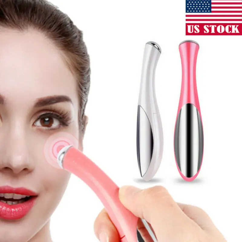 Женский мини массажер для глаз американский Электрический вибрирующий лица