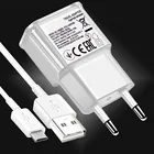Для Samsung зарядное устройство Адаптивное быстрое зарядное устройство адаптер USB микро кабель для a8 a7 A6 a5 A9 C5 C7 Note 2 4 5 J3 J5 2017 J7 S6 S7 edge