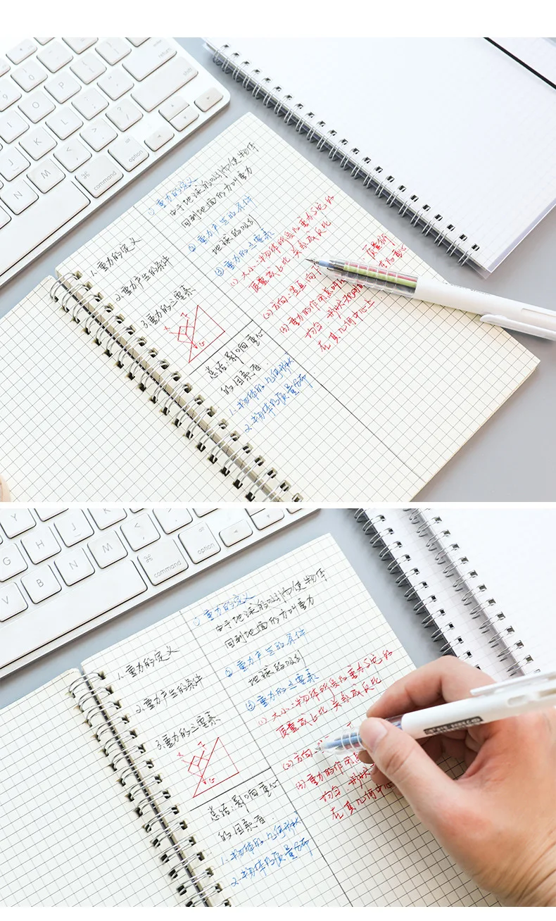 A5 A6 B5 записная книжка планировщик Эсколар линия сетка пустая Cornell черновик Руководство Канцтовары Школьные принадлежности