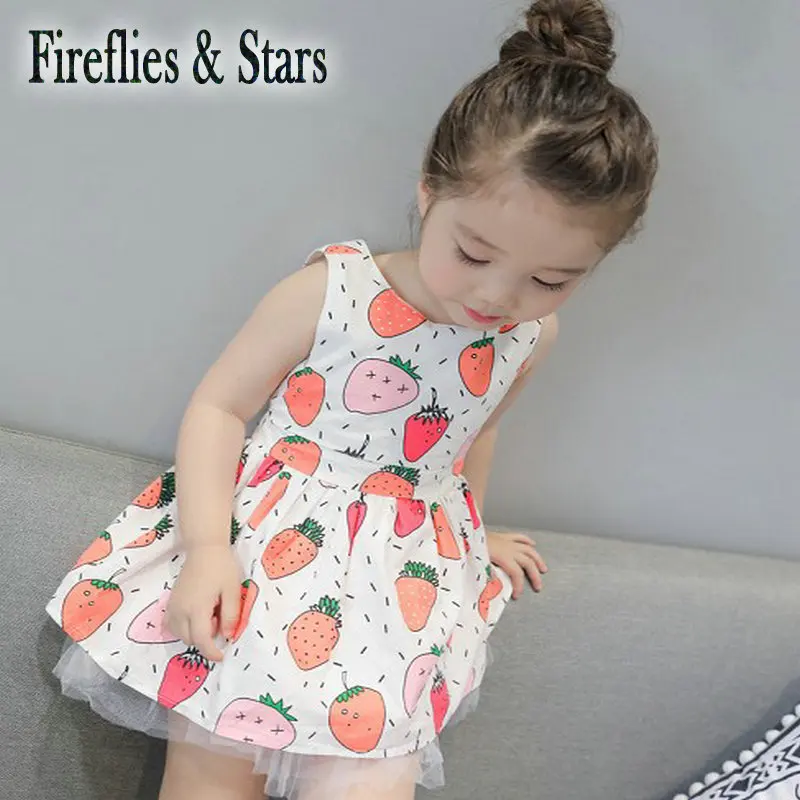 Детское летнее платье с открытой спиной и бантом на возраст 2-7 лет | Детская