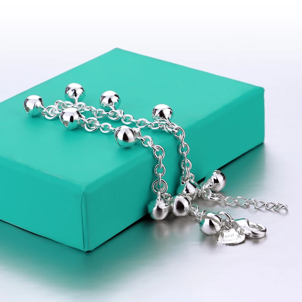 Прелестные модные туфли 925 стерлингового серебра Счастливый маленький