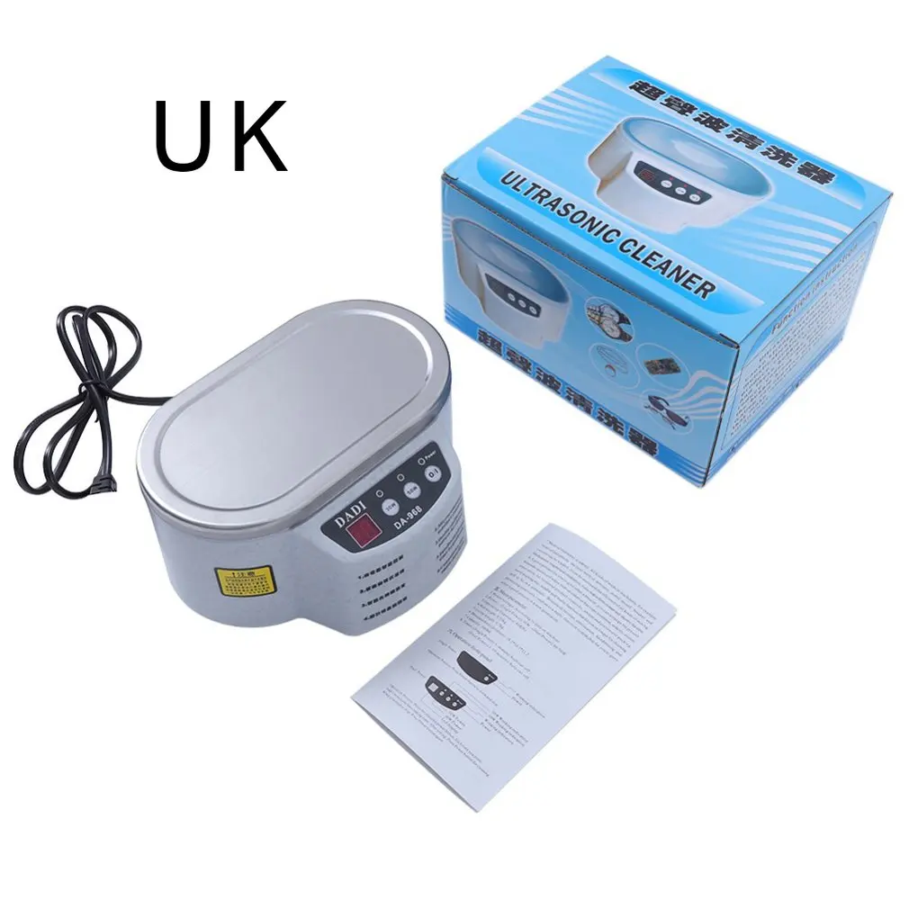 

Mini Ultrasonic Cleaner Jewelry Glasses Circuit Board Cleaning Machine Intelligent Control Ultrasonic Cleaner Bath