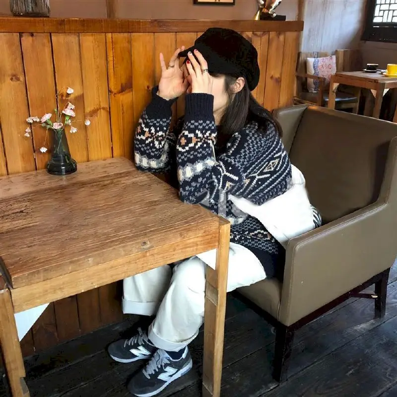 Свитер оверсайз женский 200 Кэтти полная сестра новинка 2020 пуловер для ранней