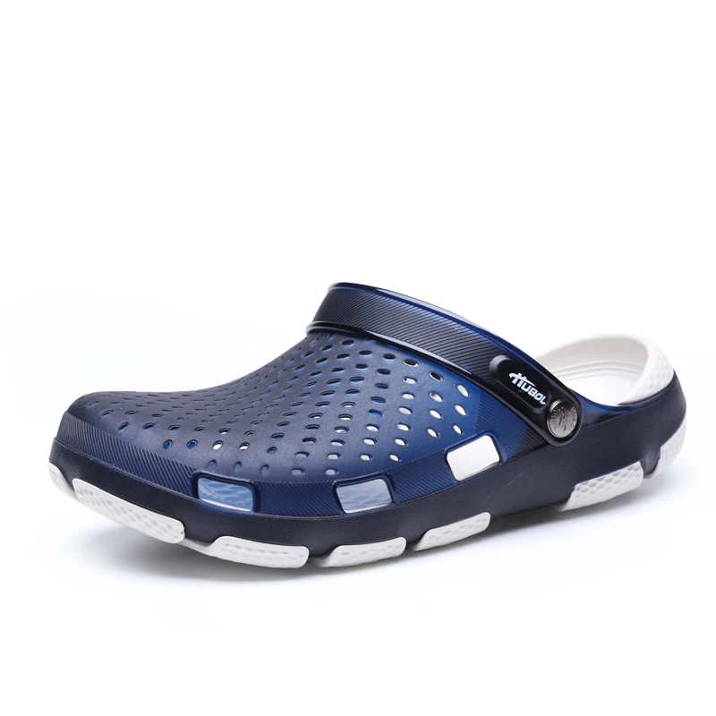 Мужские сандалии для бассейна удобная пляжная обувь без застежки повседневные