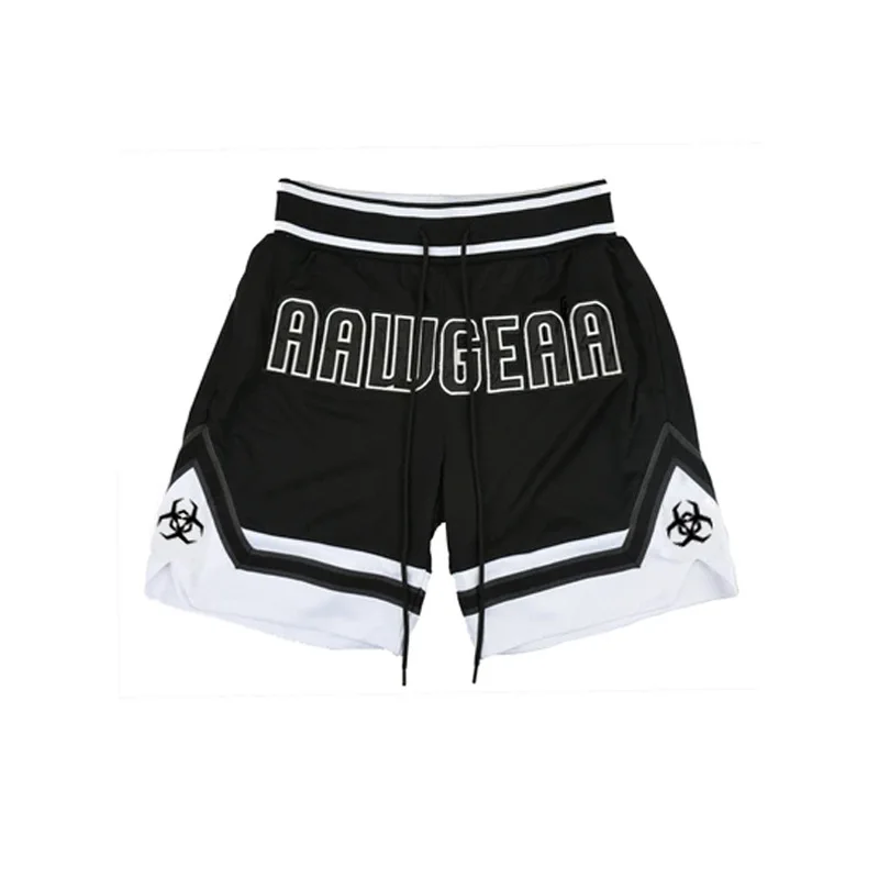 

Men's Muscle Sports Fitness Shorts Basketball Game Training Running Leisure Loose And Quick-Drying Anti-Empty Five-Point Pants