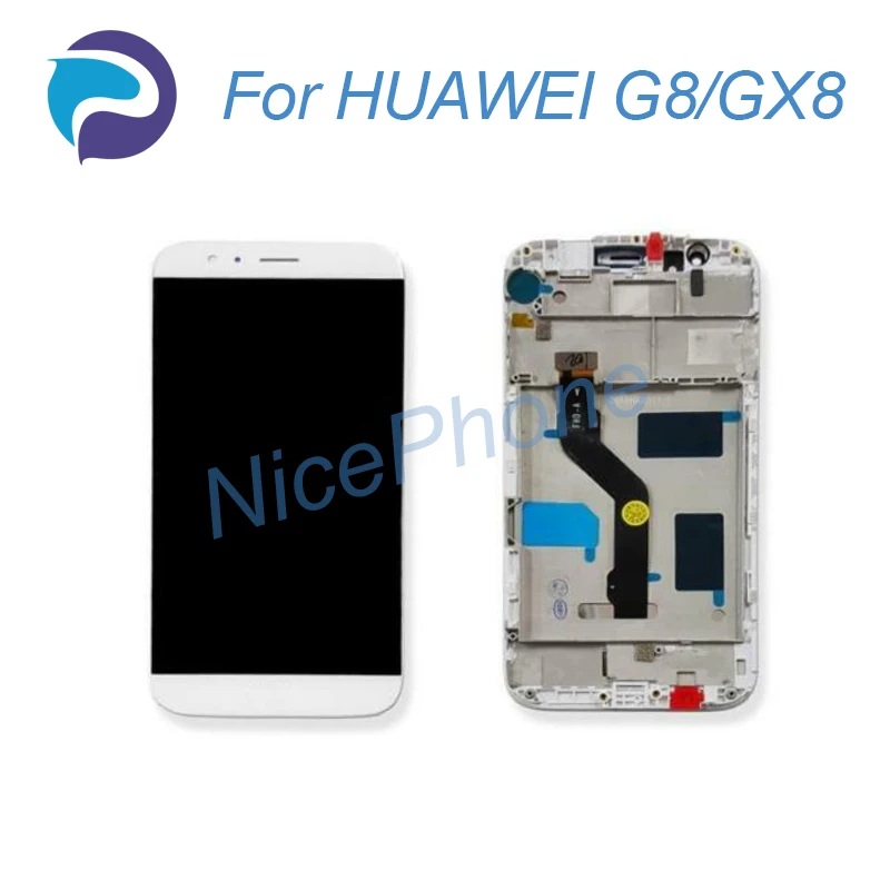 ЖК-дисплей для HUAWEI G8 ЖК-экран с заменой рамки экран GX8 RIO-L02 RIO-L01 | Мобильные