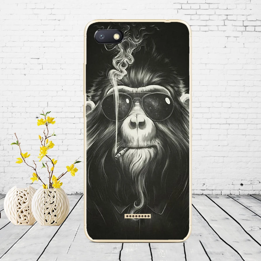 D23 Силиконовый чехол для xiaomi redmi 6a защитный чехол Мягкий ТПУ чехол для телефона Чехлы для xiaomi redmi 6A чехол бампер 6a Coque - Color: D23