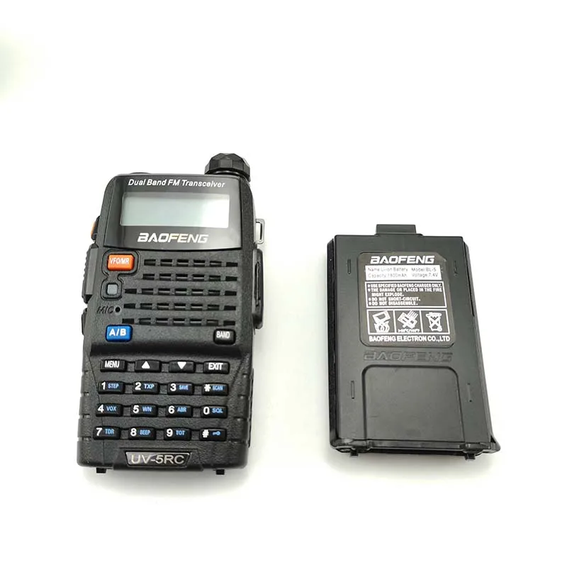 2 шт. 100% Оригинал Baofeng UV 5RC портативная рация 5W VHF/UHF дальность двухдиапазонная