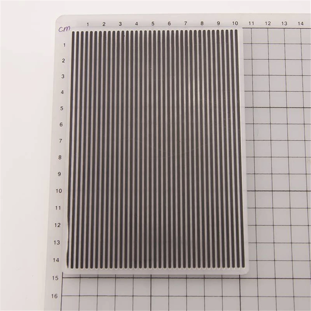 Normal Lines Clear Stamps Plastic Embossing Folders New Arrivals Paper Cards Template Scrapbooking Craft Card Making DIY Album |