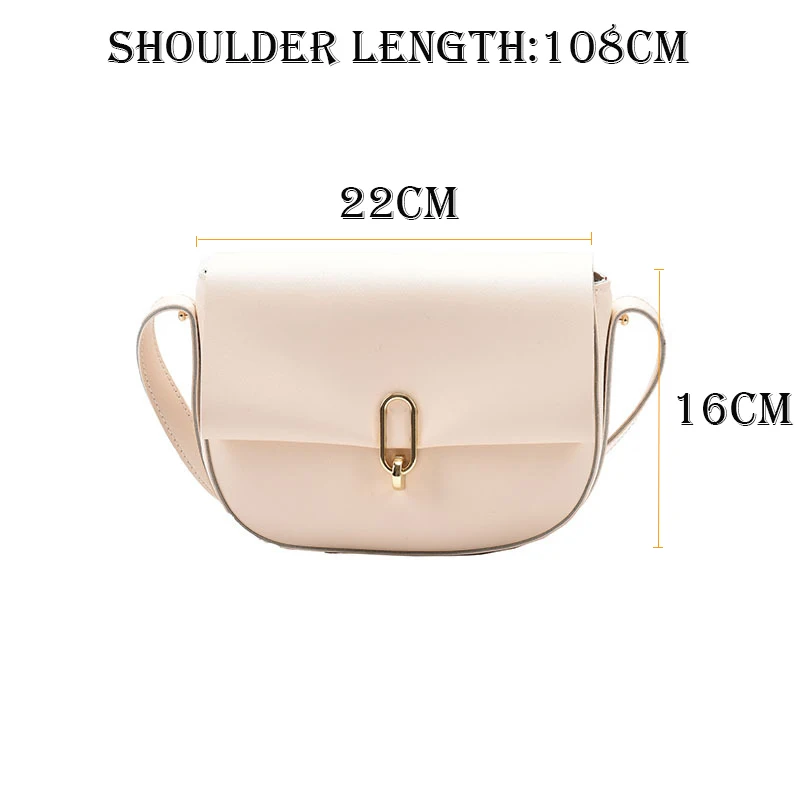 

Small PU Leather Solid Color Crossbody Shoulder Bag for Women 2021 Trendy Fashion Luxury Travel Branded Handbags and Purses