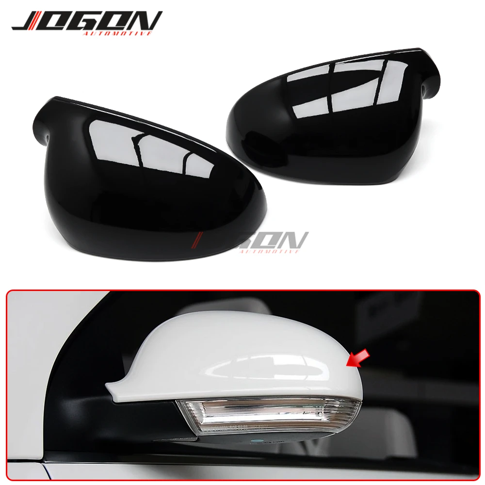 Аксессуары черные крышка зеркала заднего вида для Jetta MK5 GOLF 5 GTI R32 PLUS Passat B6 заменить
