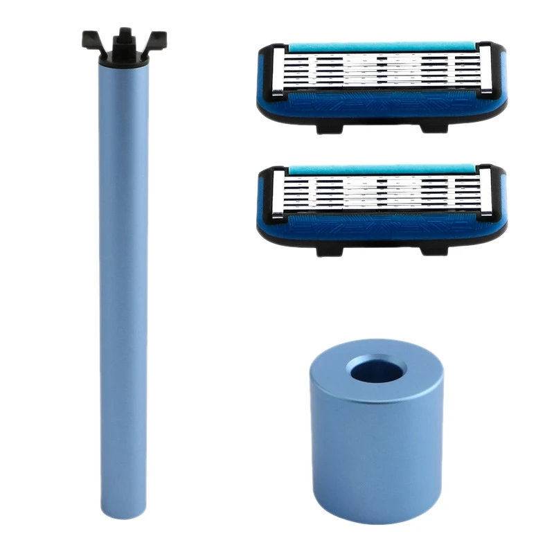 

Classic Safety Razor Manual Razor Barber Shaving 3D Rotating 6-Blade Razor