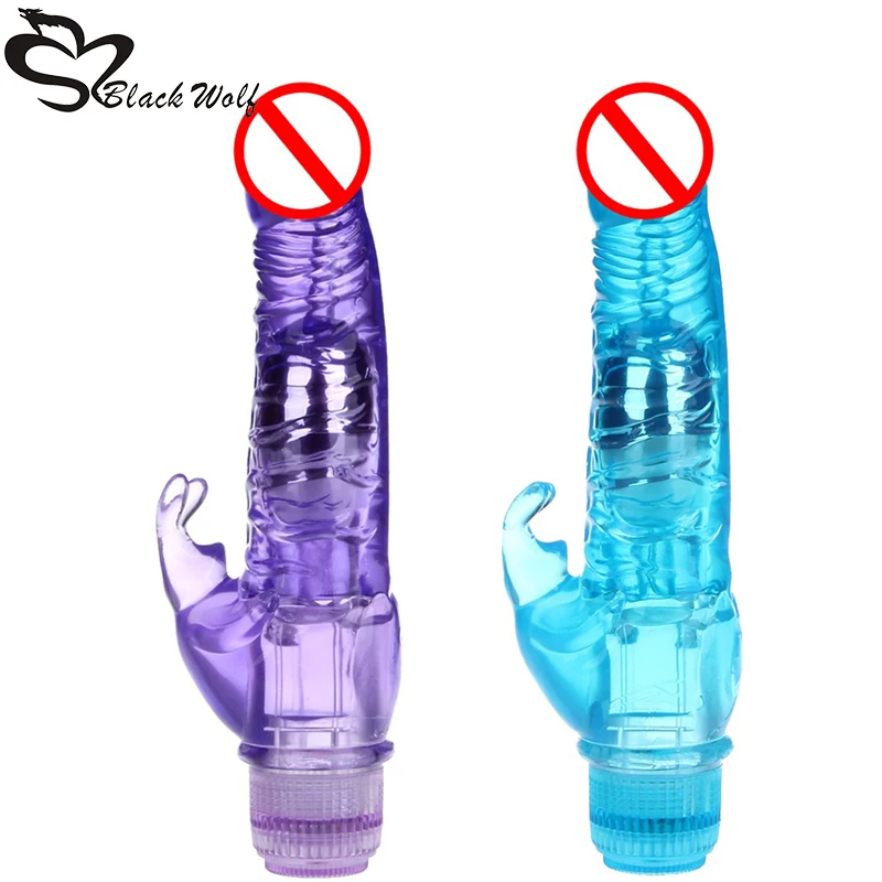 Вибратор Черного Волка кролика Стимуляция клитора фаллоимитатор вибраторы для