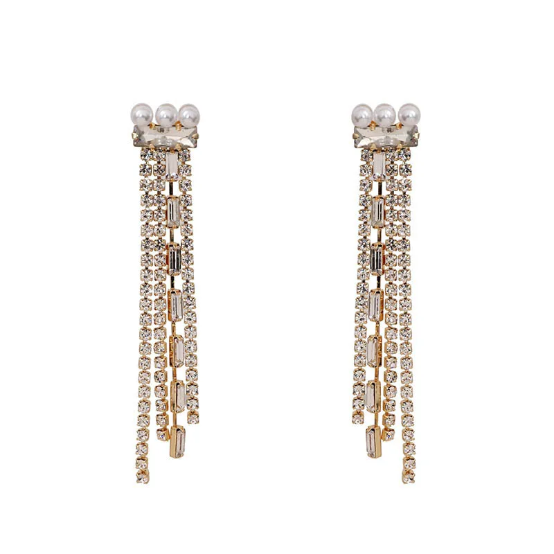 Серьги темперамент Джокер S925 Pin классические серьги с кисточками для девочек