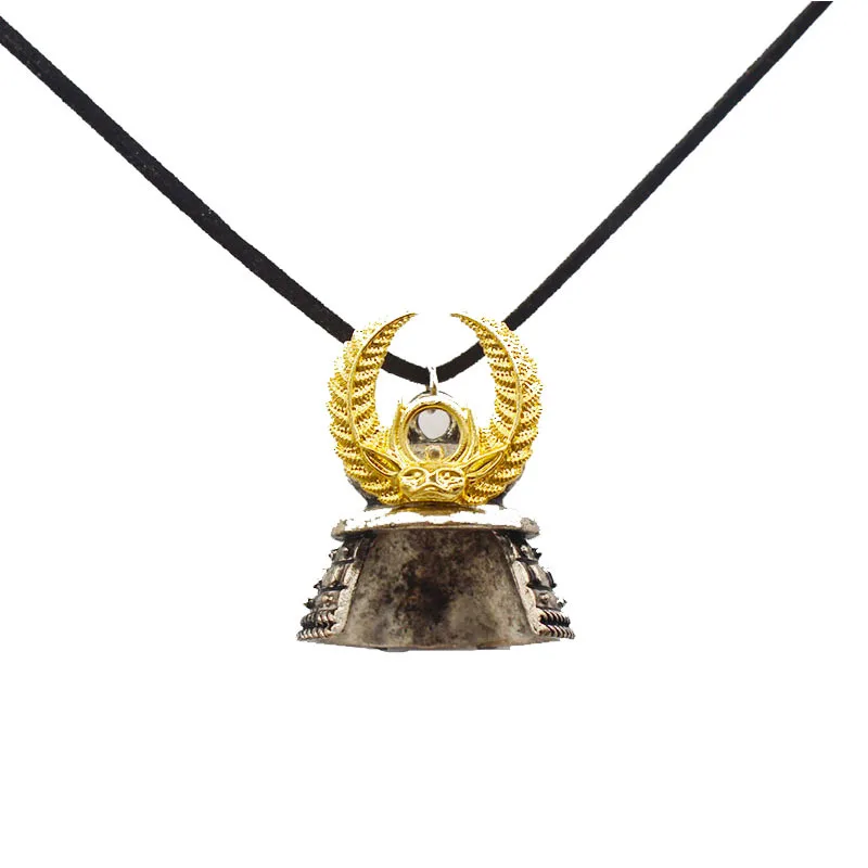 Ожерелье с подвеской в стиле ретро для мужчин и женщин Эдо шлем самурая броня