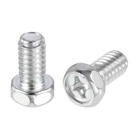 uxcell 14 20 x 1532 hex head cap screw bolts phillips screws silver tone for double bed furniture tv rack 60pcs