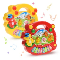 2 types farm animal sound kids piano music toy musical animals sounding keyboard piano baby playing type musical instruments