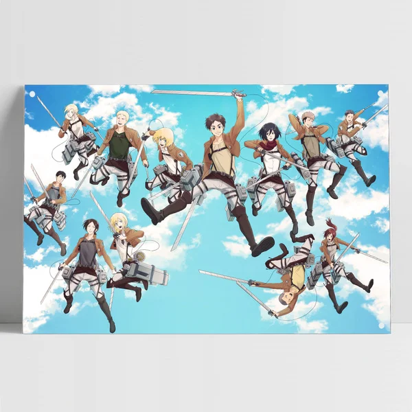

Attack on Titan Manga Poster Cool Anime Tin Sign Bar Pub Home Metal Poster Wall Art Decor Poster 8"X12" 12"X16" p2648