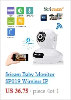 Sricam SP017 HD Беспроводная ip-камера безопасности Wifi Двусторонняя аудио IR-Cut ночное видение Аудио Сигнализация видеонаблюдения Крытый монитор для младенца